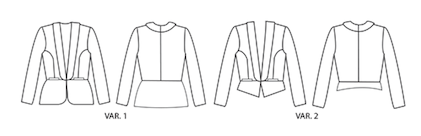'Bellatrix' blazer symønster