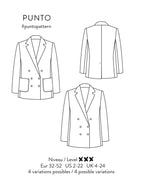 'Punto' blazer jakke symønster