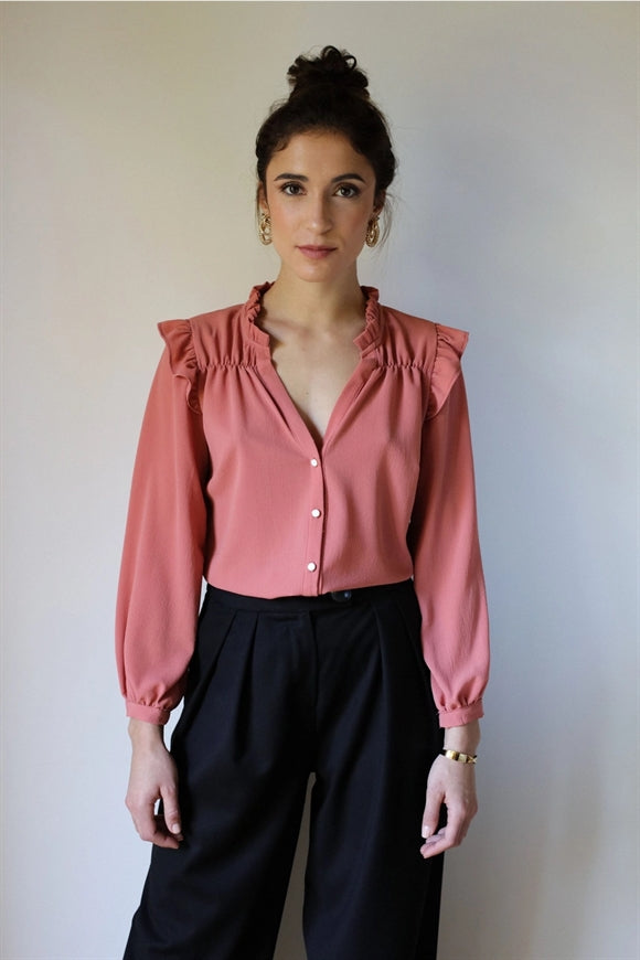 'Noelie' bluse symønster