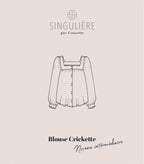 'Crickette' bluse symønster