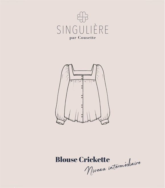 'Crickette' bluse symønster