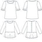 'Frimas' bluse symønster*