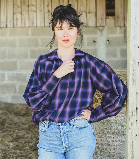 'Violette' bluse & kjole symønster (str. XS-XXXL) | Cousette