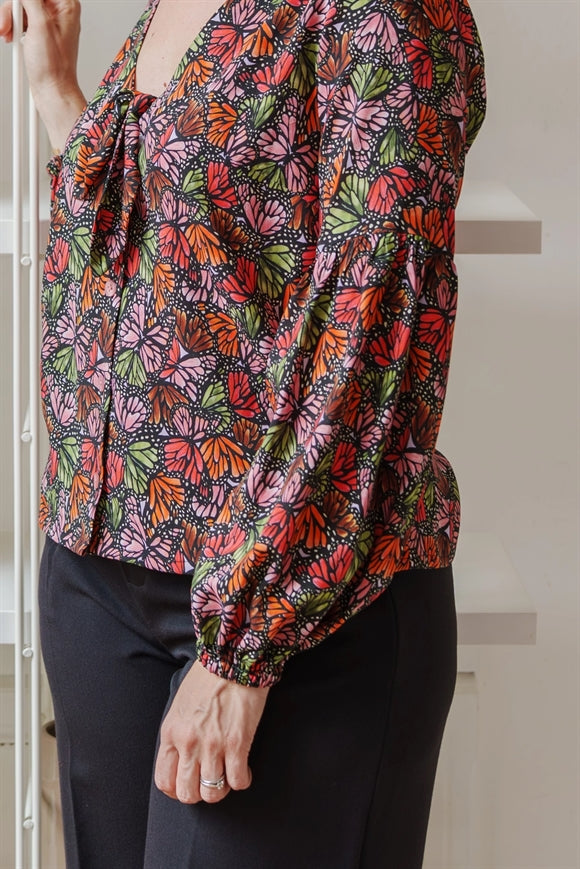 'Monarch' bluse symønster