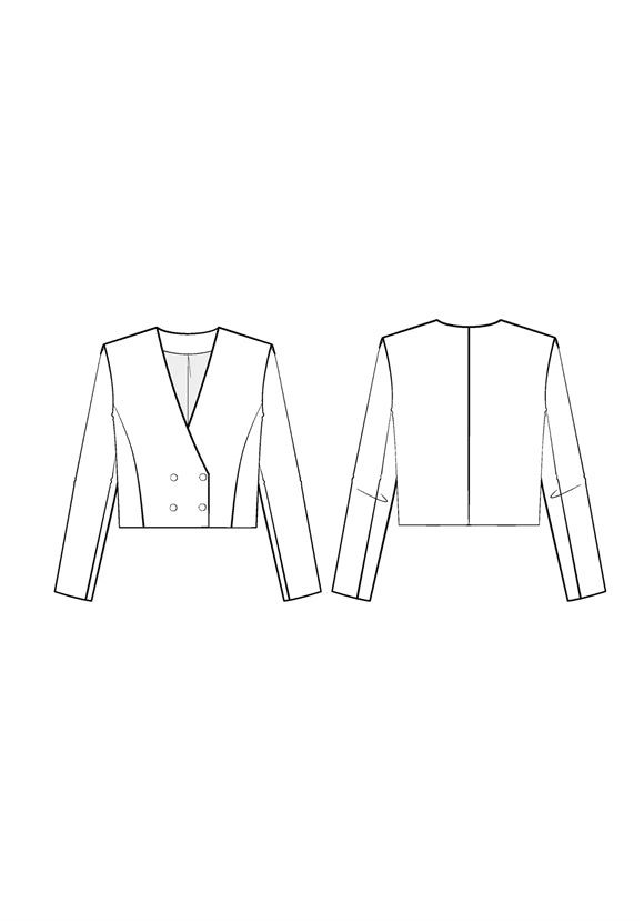 'Damas' blazer jakke symønster