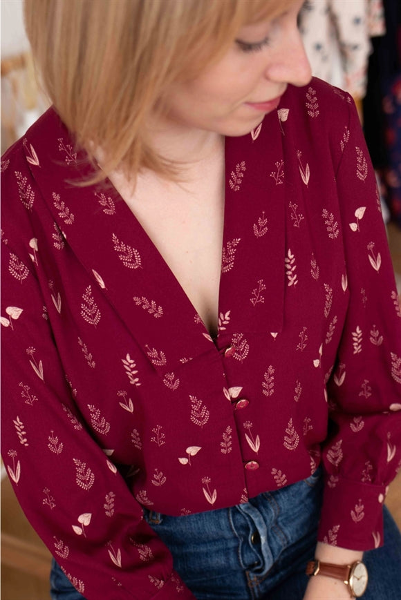 'Herbier' skjortebluse symønster