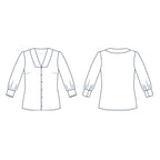 'Herbier' skjortebluse symønster