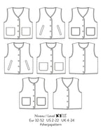 Sherpa - symønster til vest (str. 32-52) | Atelier Scämmit