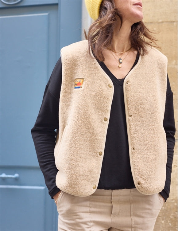 'Sherpa' vest symønster
