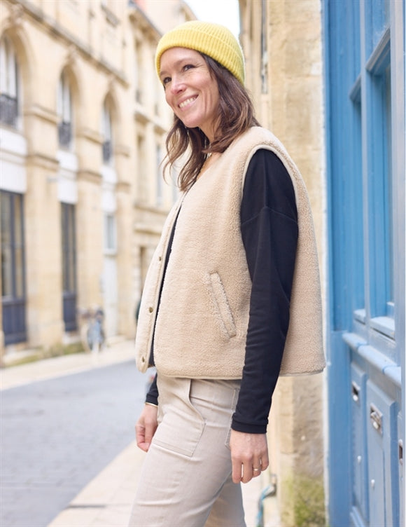 'Sherpa' vest symønster