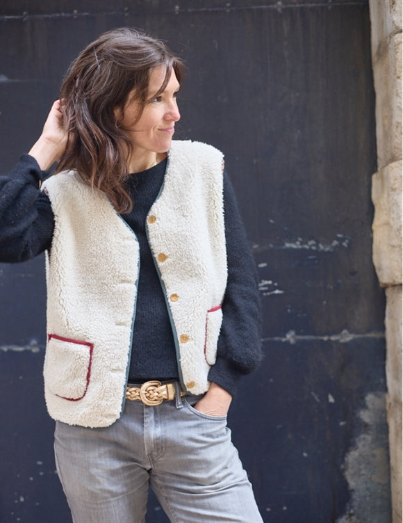 Sherpa - symønster til vest (str. 32-52) | Atelier Scämmit