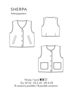 Sherpa - symønster til vest (str. 32-52) | Atelier Scämmit