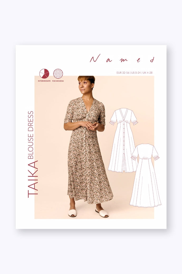 'Taika' kjole og bluse symønster
