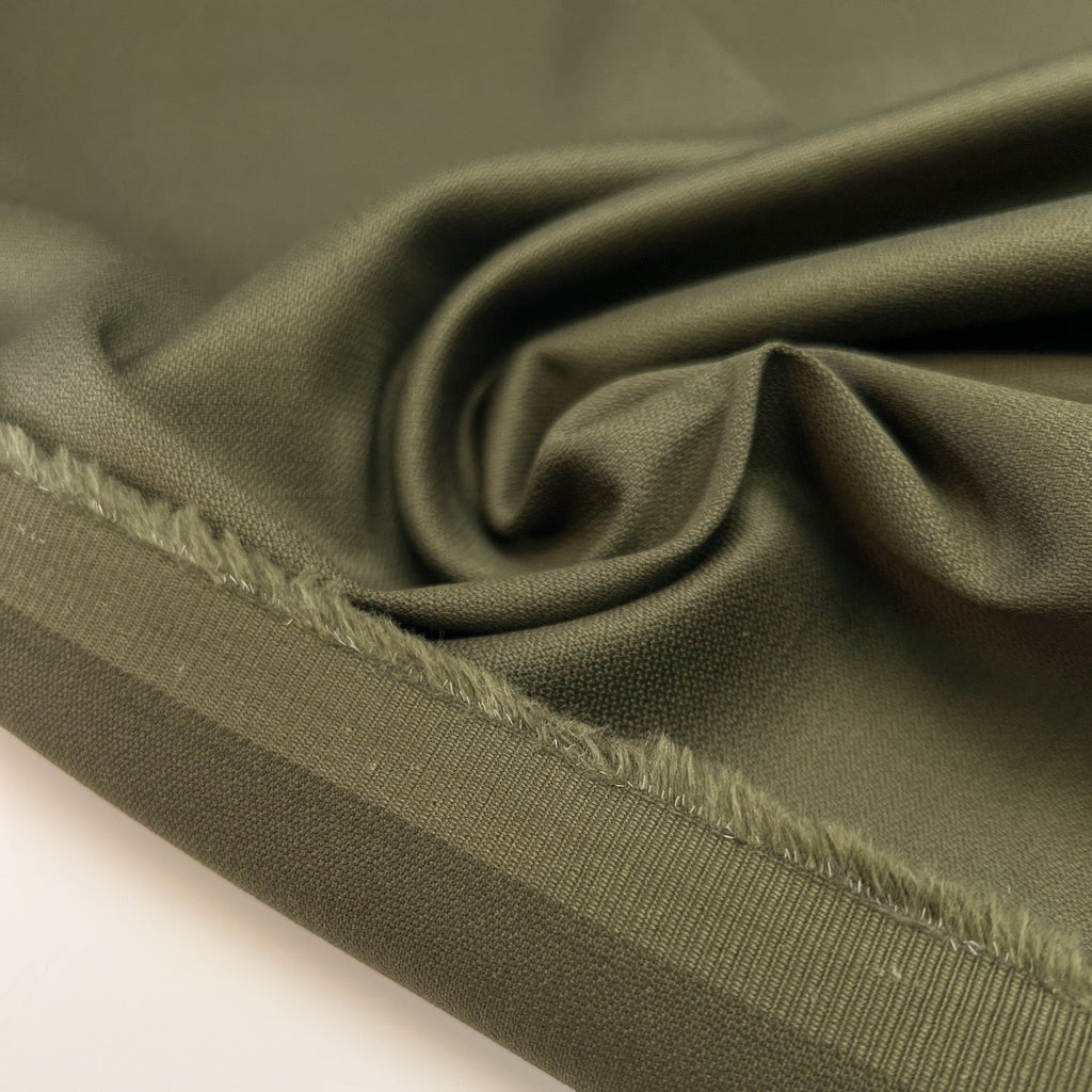 Olive Stretch - bomuld med elastan