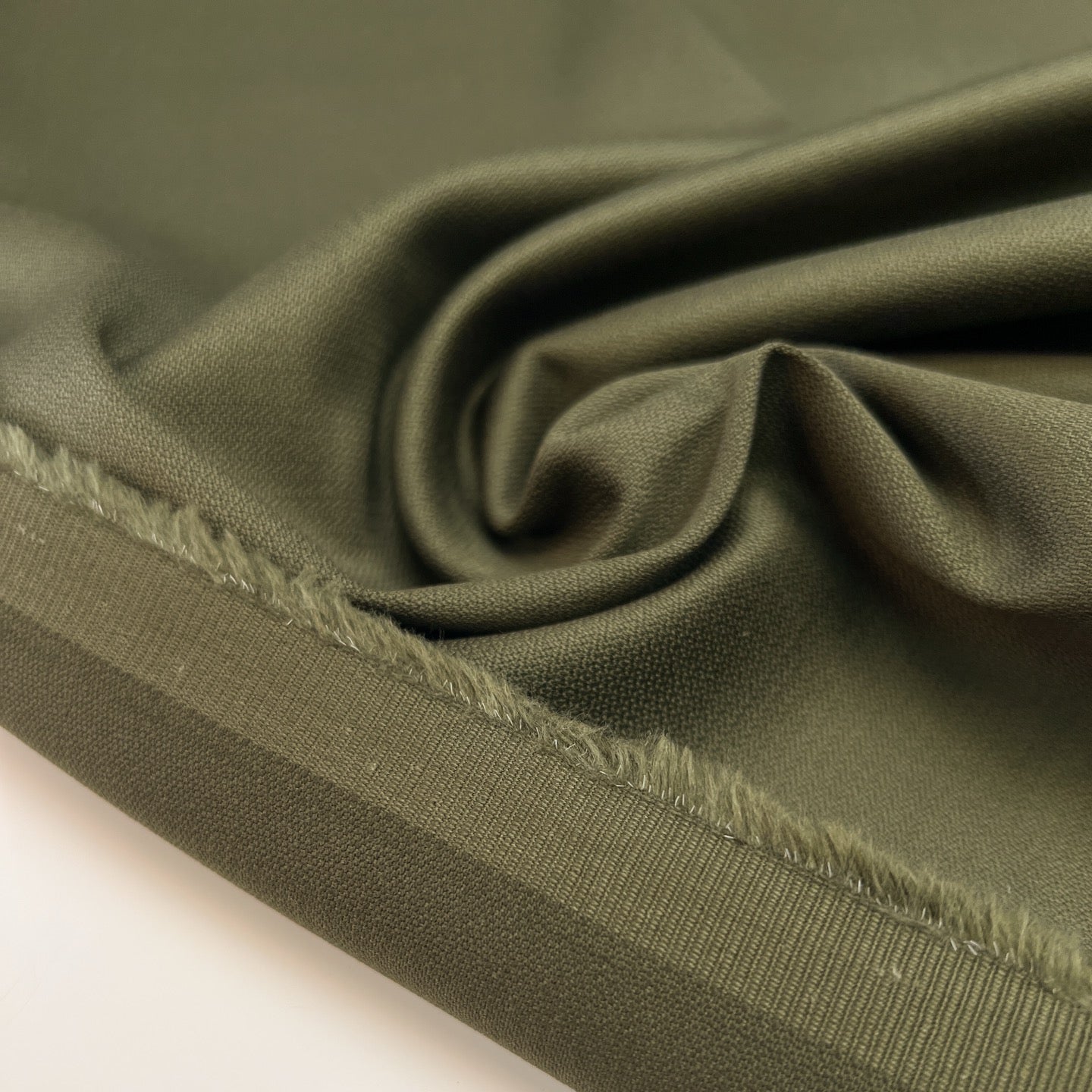 Olive Stretch - bomuld med elastan