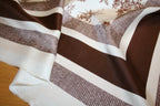 'Scarf Foulard Marrone' Silke