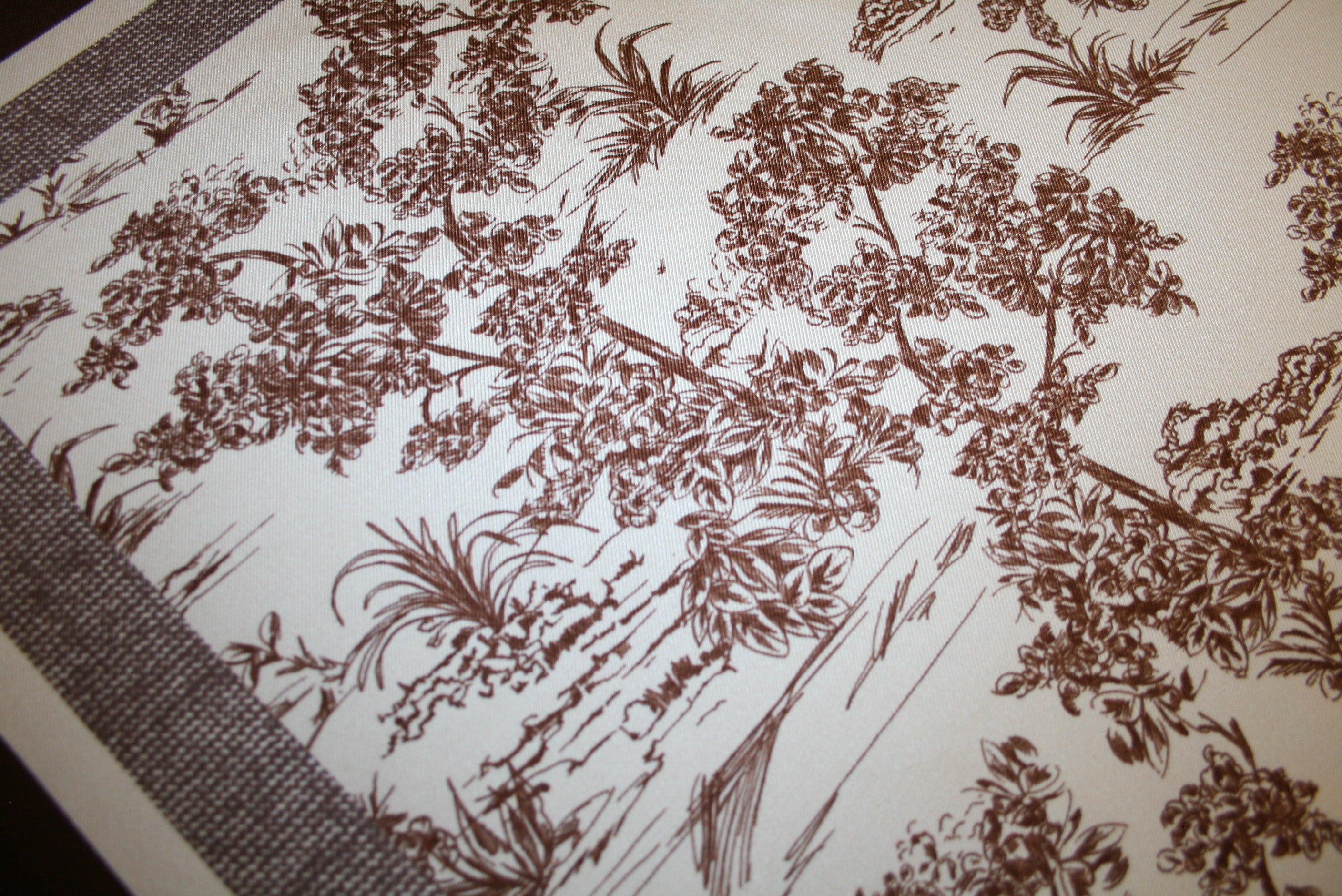 'Scarf Foulard Marrone' Silke
