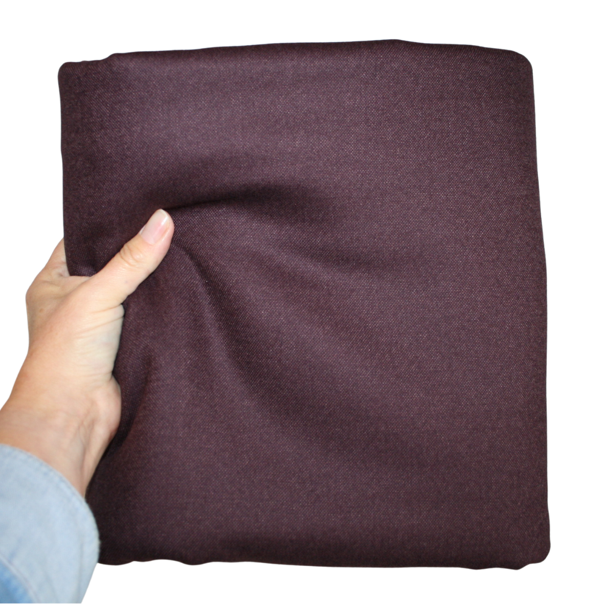 Stofrest 3 m. aubergine uld