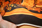 'Scarf Paisley Orange' Silke - Uld
