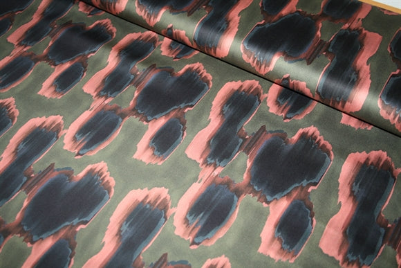 'Abstract Mos' Bomuld