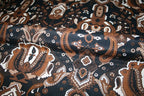 'Paisley Marrone' Viscose