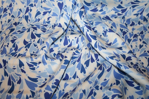 'Blu Valentine' Viscose