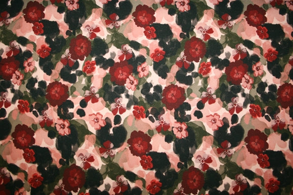 'Flower Drips' Viscose