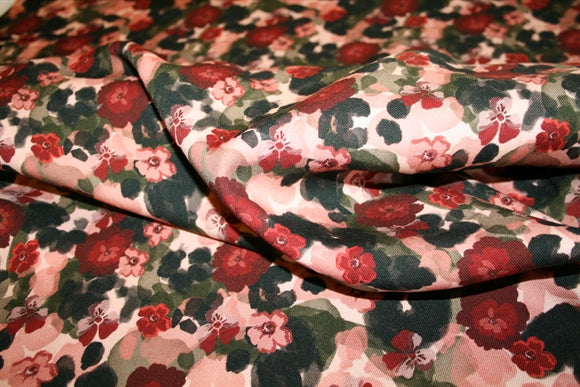 'Flower Drips' Viscose