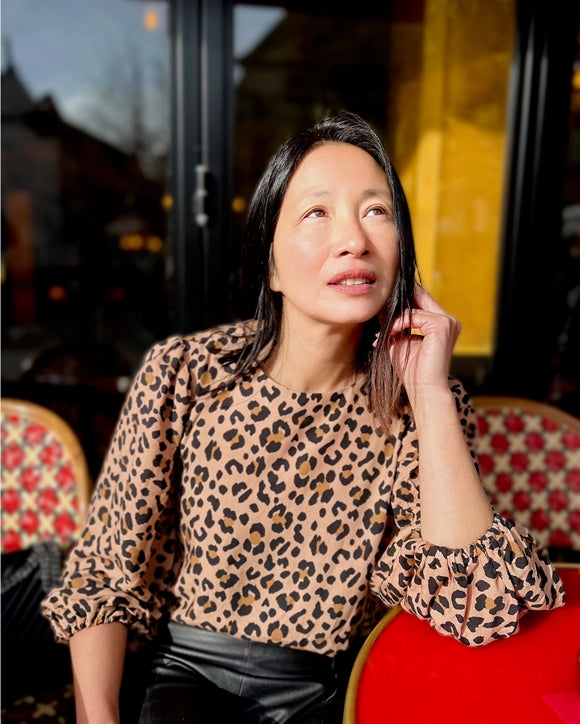 'Kiara Leopard Twill' Viskose