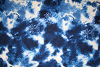 Leo Batik Blu - viskose stof