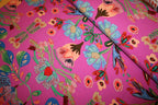 'Fiori di Fantasia Fuchsia' Viskose