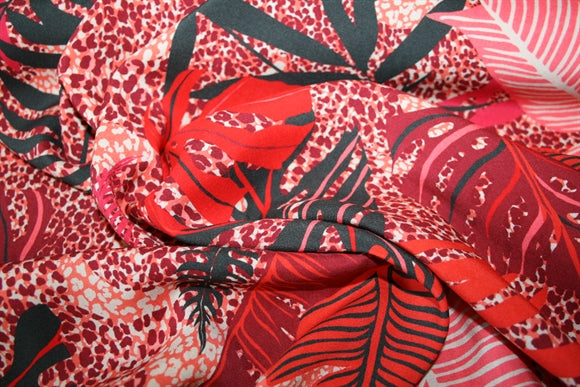 'Palma Rosso' Viscose