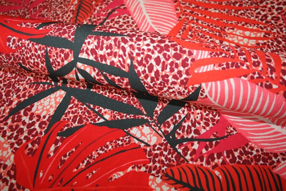 'Palma Rosso' Viscose