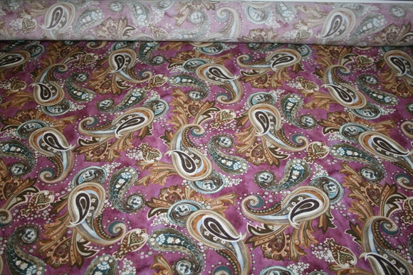 'Paisley Ciliegio' Silke og Viscose