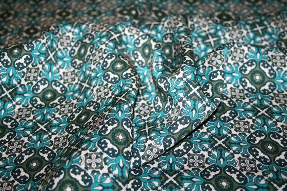"Rinascimento Verde'' Viscose Silke