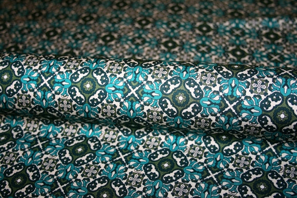 "Rinascimento Verde'' Viscose Silke