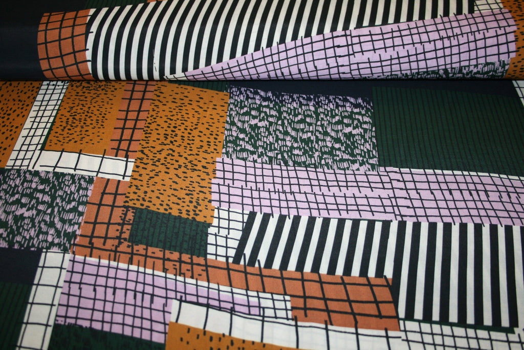 Mosaico Patchwork - vævet viskose