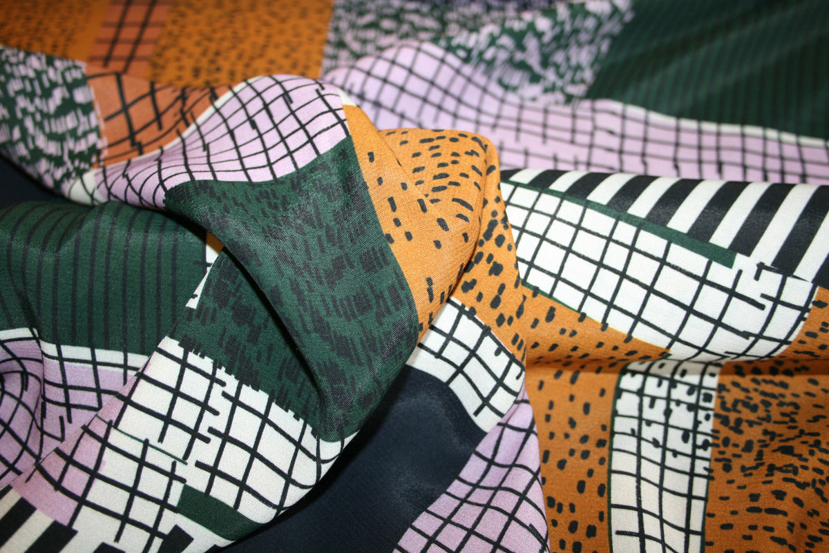 Mosaico Patchwork - vævet viskose