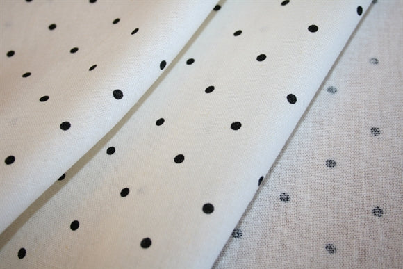 'Polka Dot' Hør - Viskose