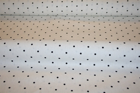 'Polka Dot' Hør - Viskose