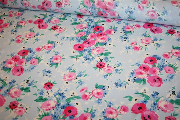 'Primavera Romantica' Viscose
