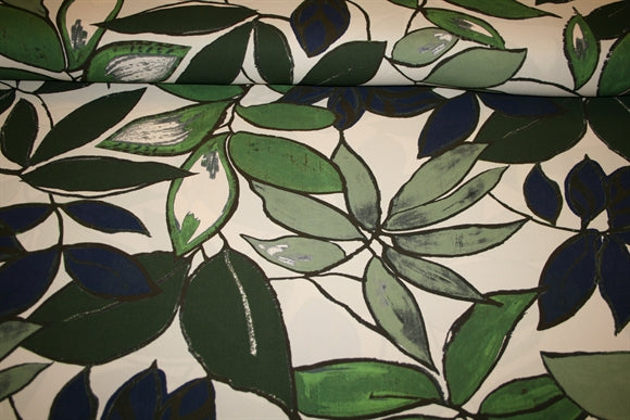'Foglia Grande Verde' Viskose