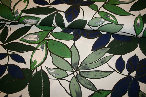 'Foglia Grande Verde' Viskose