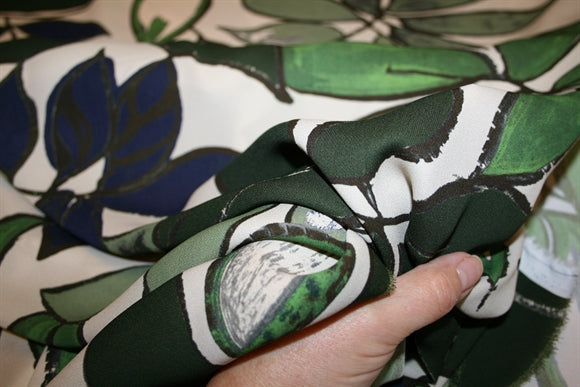 'Foglia Grande Verde' Viskose