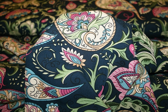 'Paisley Night' Viskose