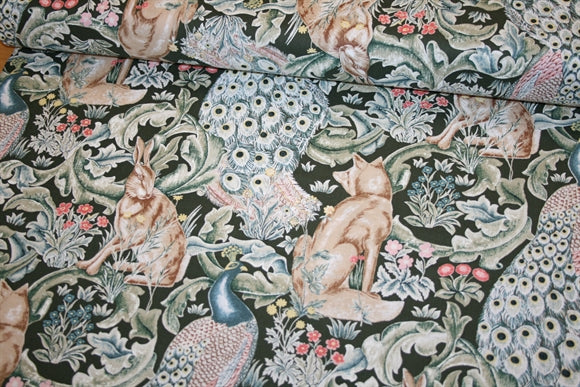 William Morris 'Forest Wooded' Bomuld