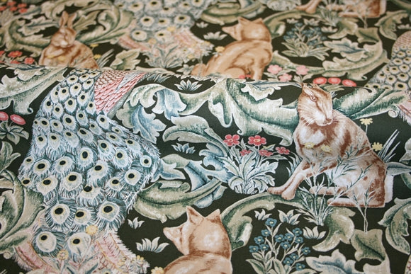 William Morris 'Forest Wooded' Bomuld