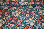 William Morris 'Golden Lily Teal' Bomuld