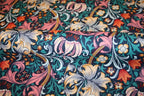 William Morris 'Golden Lily Teal' Bomuld
