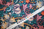 William Morris 'Golden Lily Teal' Bomuld